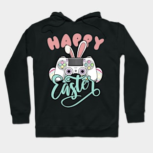 Happy Easter Video Game Bunny Gaming Controller Gamer Hoodie